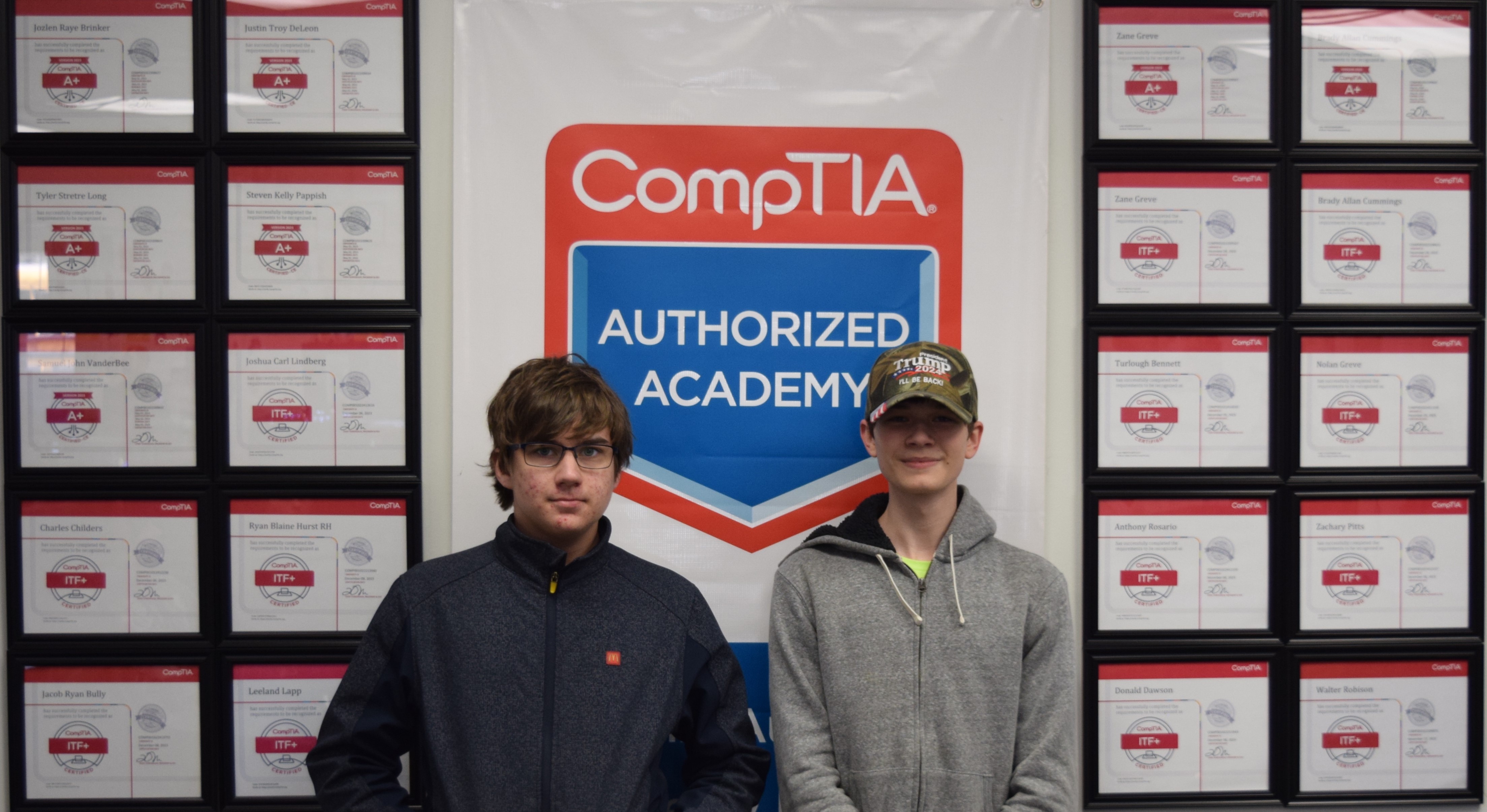 Sandusky ITF+ certified students